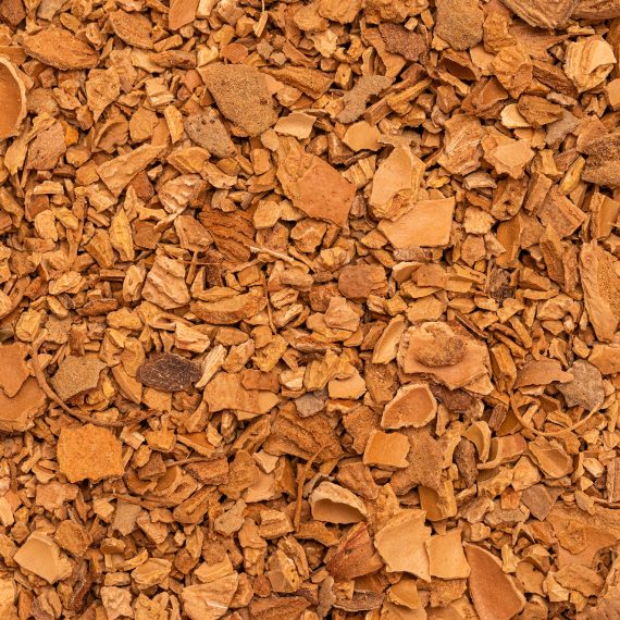 Cáscara de almendra calibrada