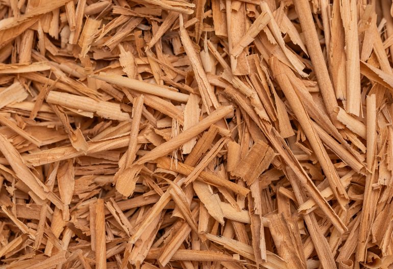 Viruta tipo paja de madera de olivo