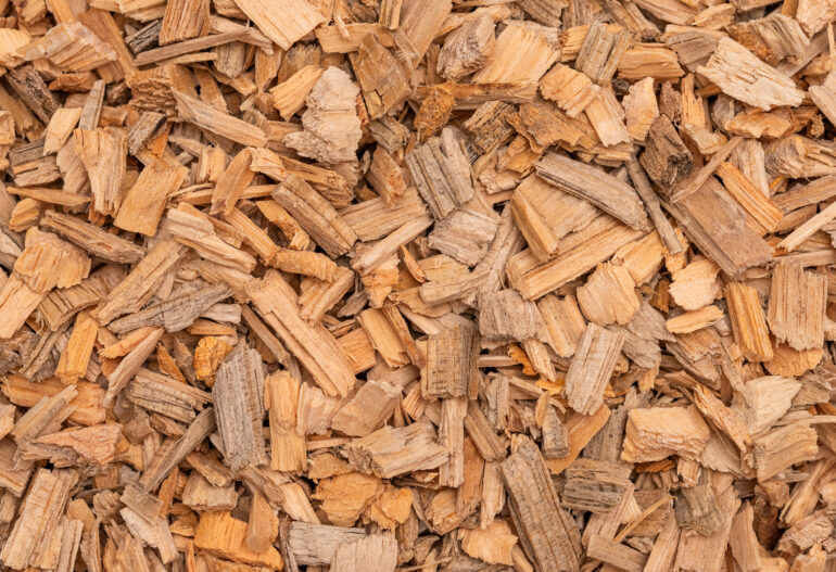 astillas de madera a granel