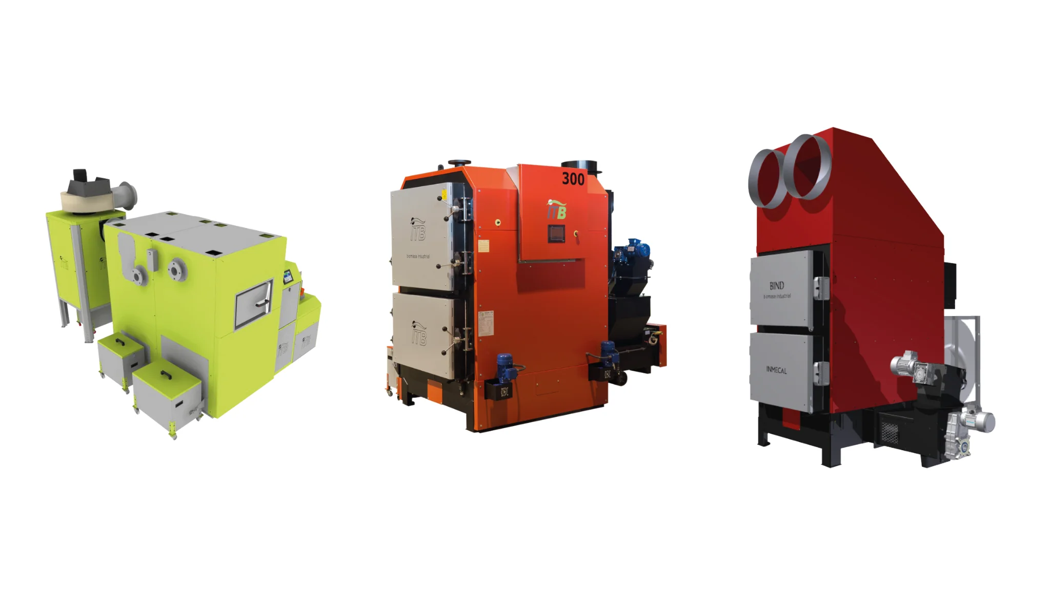 Calderas de hueso de aceituna de uso industrial